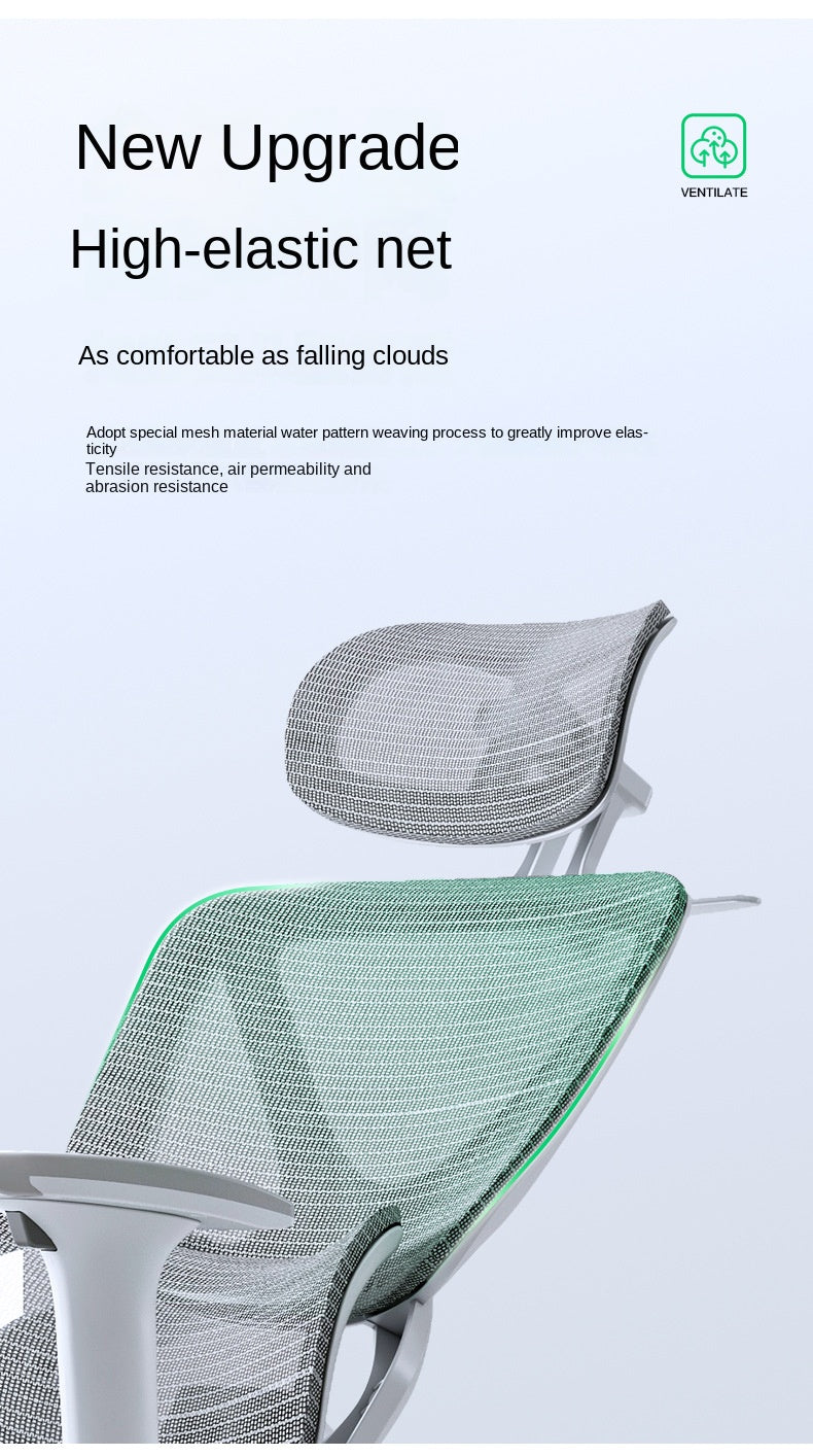 UVR Reclinable Boss Chair Sedentary Comfort Mesh Staff Sedentary Comfort Ergonomic Design Backrest Stool Game Office Chair