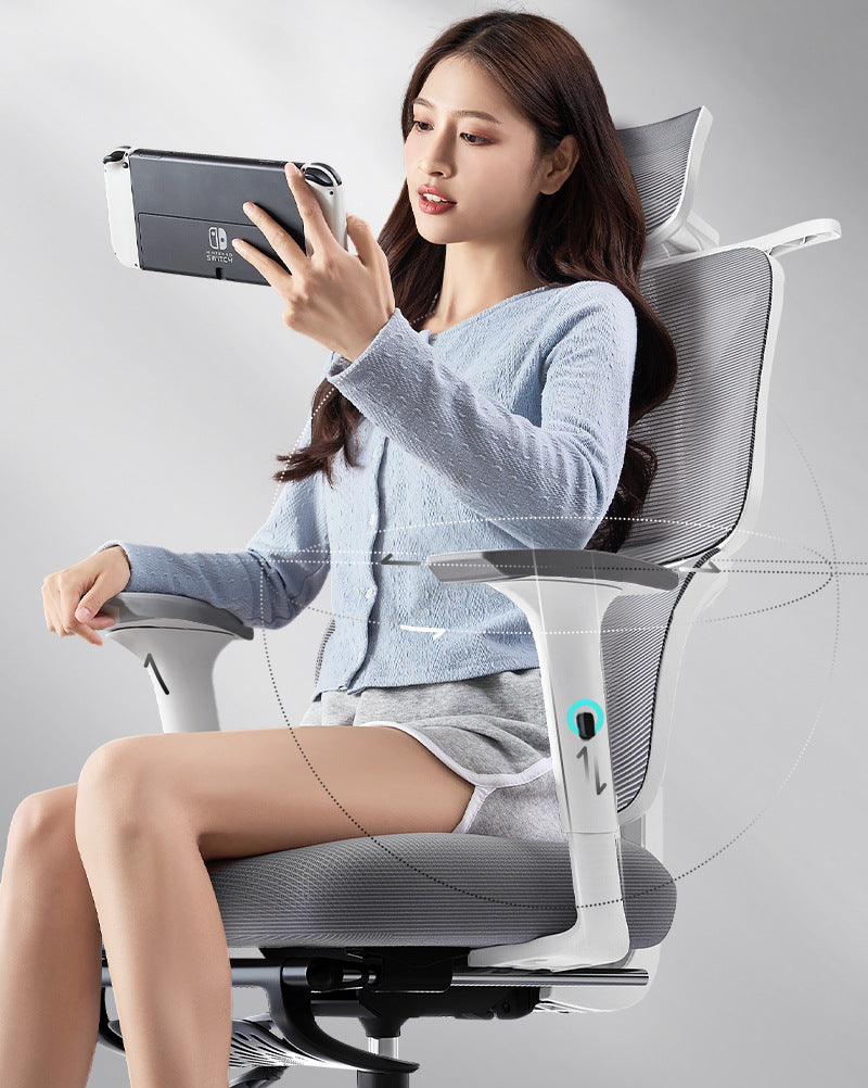 UVR WCG Gaming Chair Sedentary Not Tired Mesh Staff Chair Can Be Lifted and Adjusted Armchair Ergonomic Design Office Chair