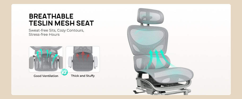 UVR Mesh Office Chair Computer Gaming Chair Home Ergonomic Design Armchair Can Be Adjusted on-site Live Room Swivel Chair