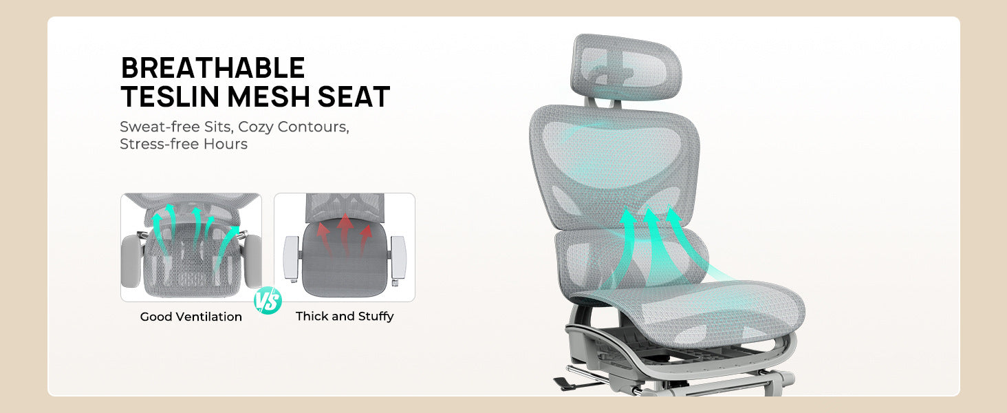 UVR Mesh Office Chair Computer Gaming Chair Home Ergonomic Design Armchair Can Be Adjusted on-site Live Room Swivel Chair