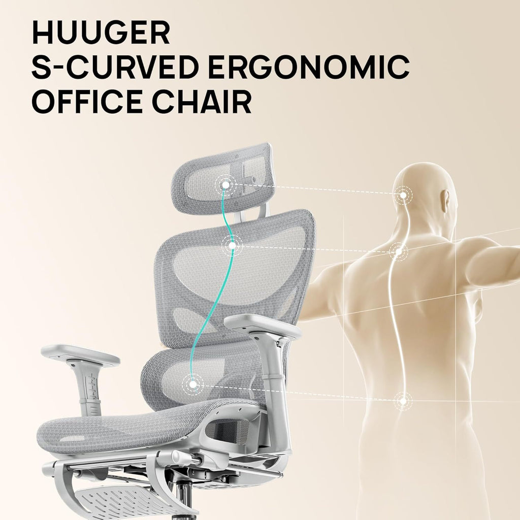 UVR Mesh Office Chair Computer Gaming Chair Home Ergonomic Design Armchair Can Be Adjusted on-site Live Room Swivel Chair