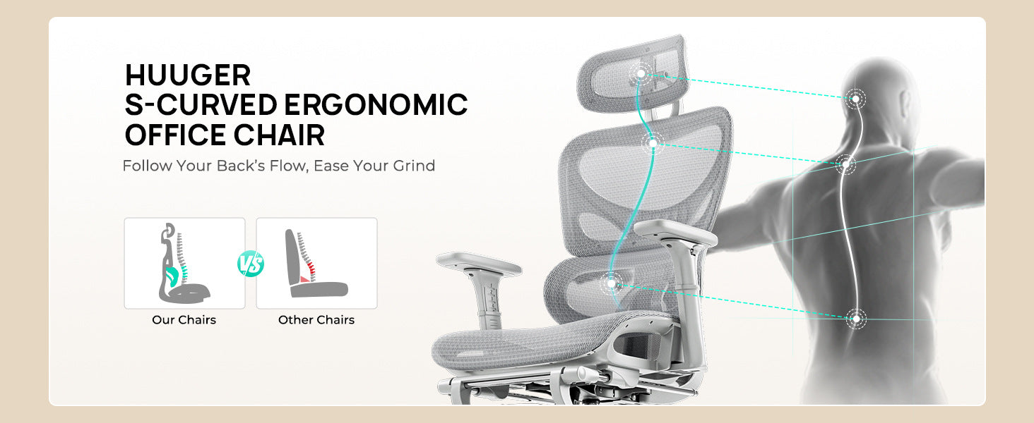 UVR Mesh Office Chair Computer Gaming Chair Home Ergonomic Design Armchair Can Be Adjusted on-site Live Room Swivel Chair