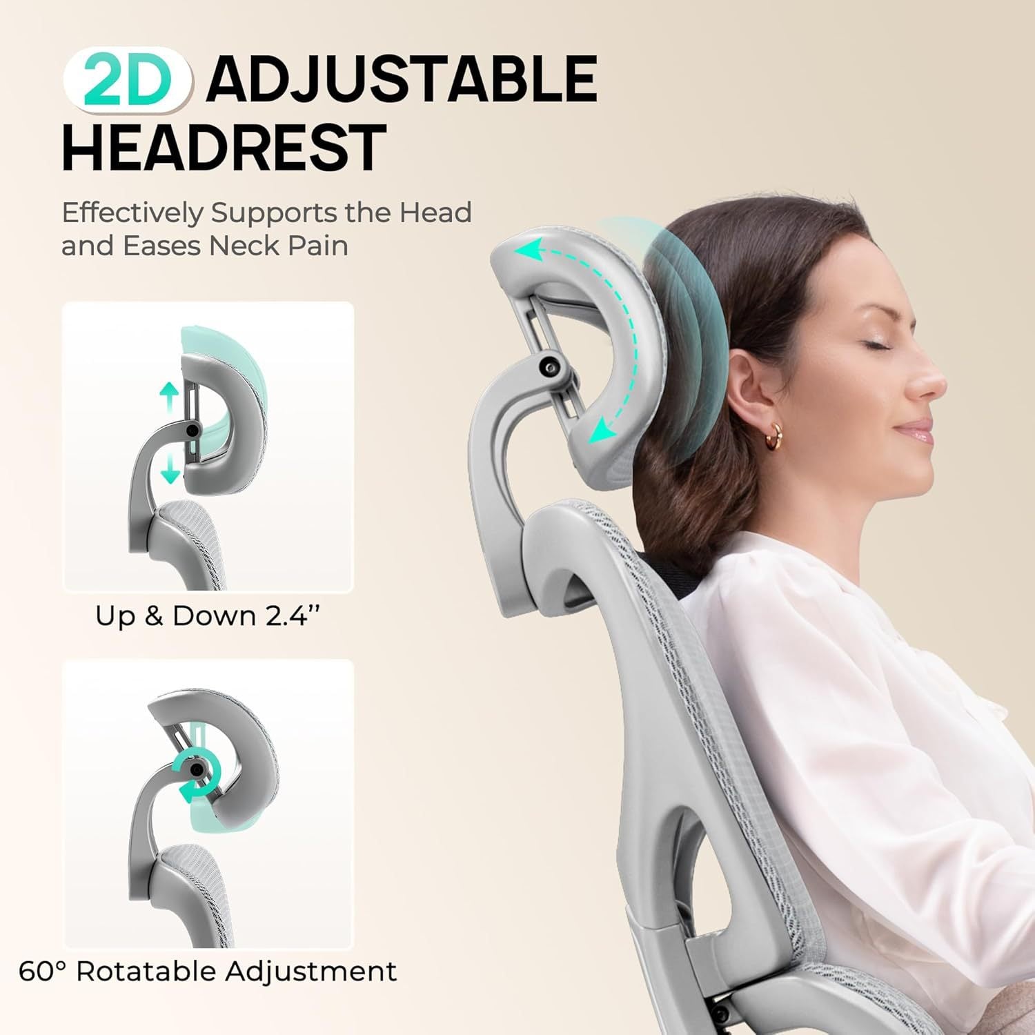 UVR Mesh Office Chair Computer Gaming Chair Home Ergonomic Design Armchair Can Be Adjusted on-site Live Room Swivel Chair