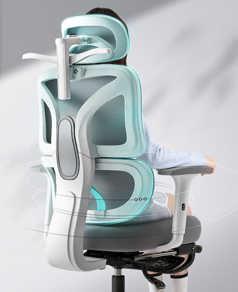 UVR WCG Gaming Chair Sedentary Not Tired Mesh Staff Chair Can Be Lifted and Adjusted Armchair Ergonomic Design Office Chair