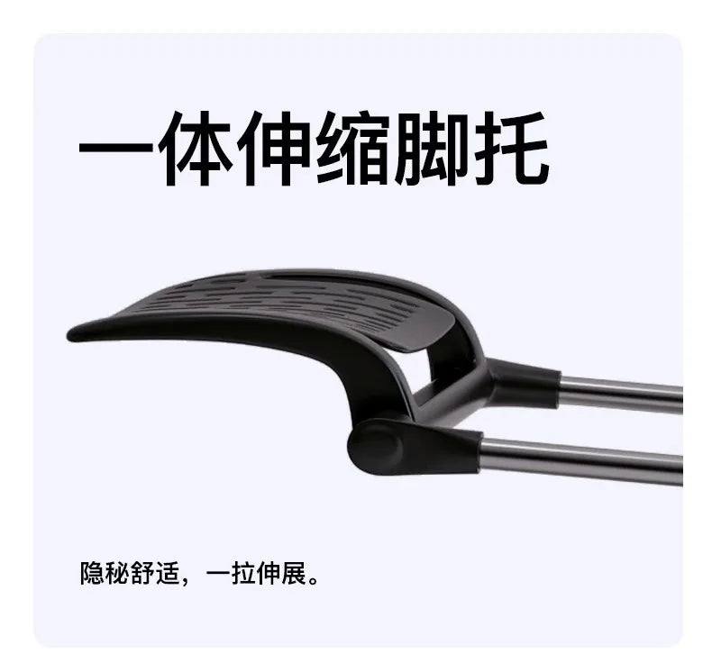 Gaming Chair Footrest Adjustable Office Ergonomic 3D Lumbar Design Breathable Mesh Layered Sponge Silla De Escritorio