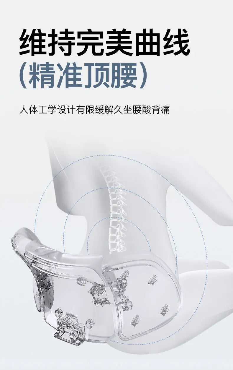 Comfortable Ergonomic Chair for Home Office Gaming with Lumbar Support Recline