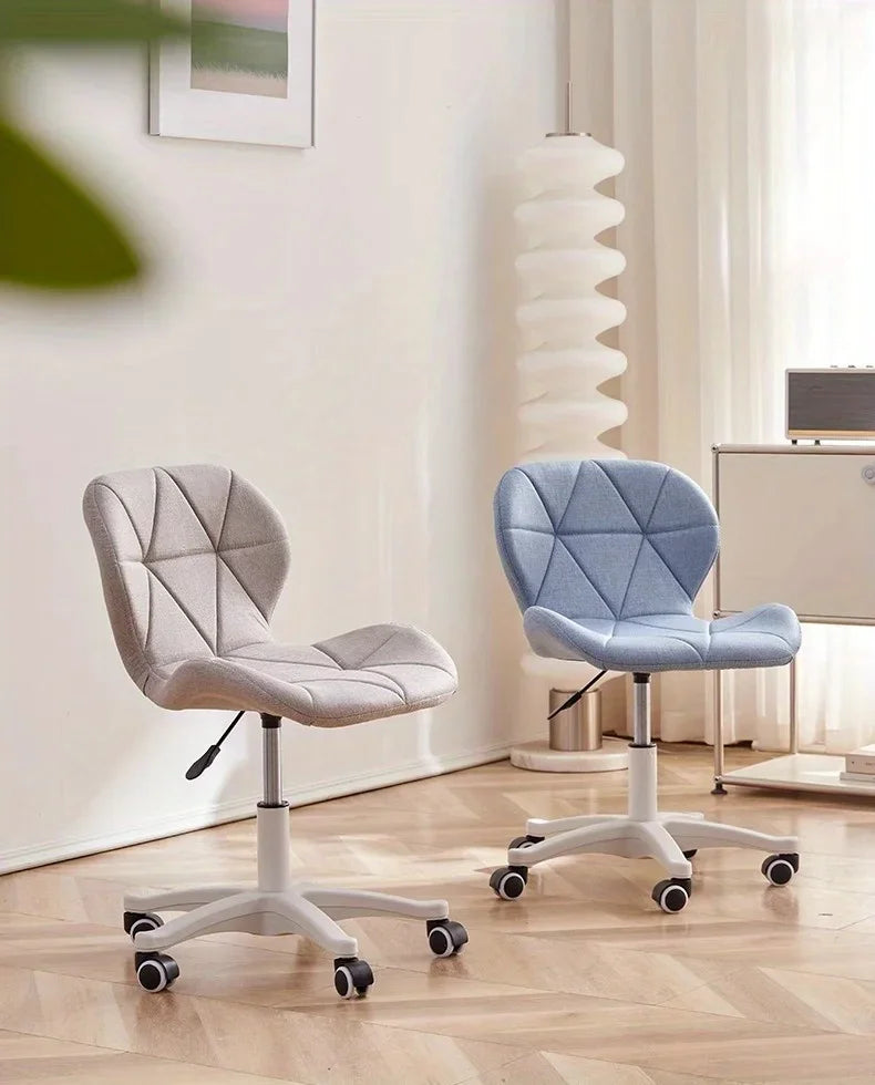 Office Dorms Home with Comfortable Seat Pink Desk Chair Computer Chair Ergonomic Swivel Chair