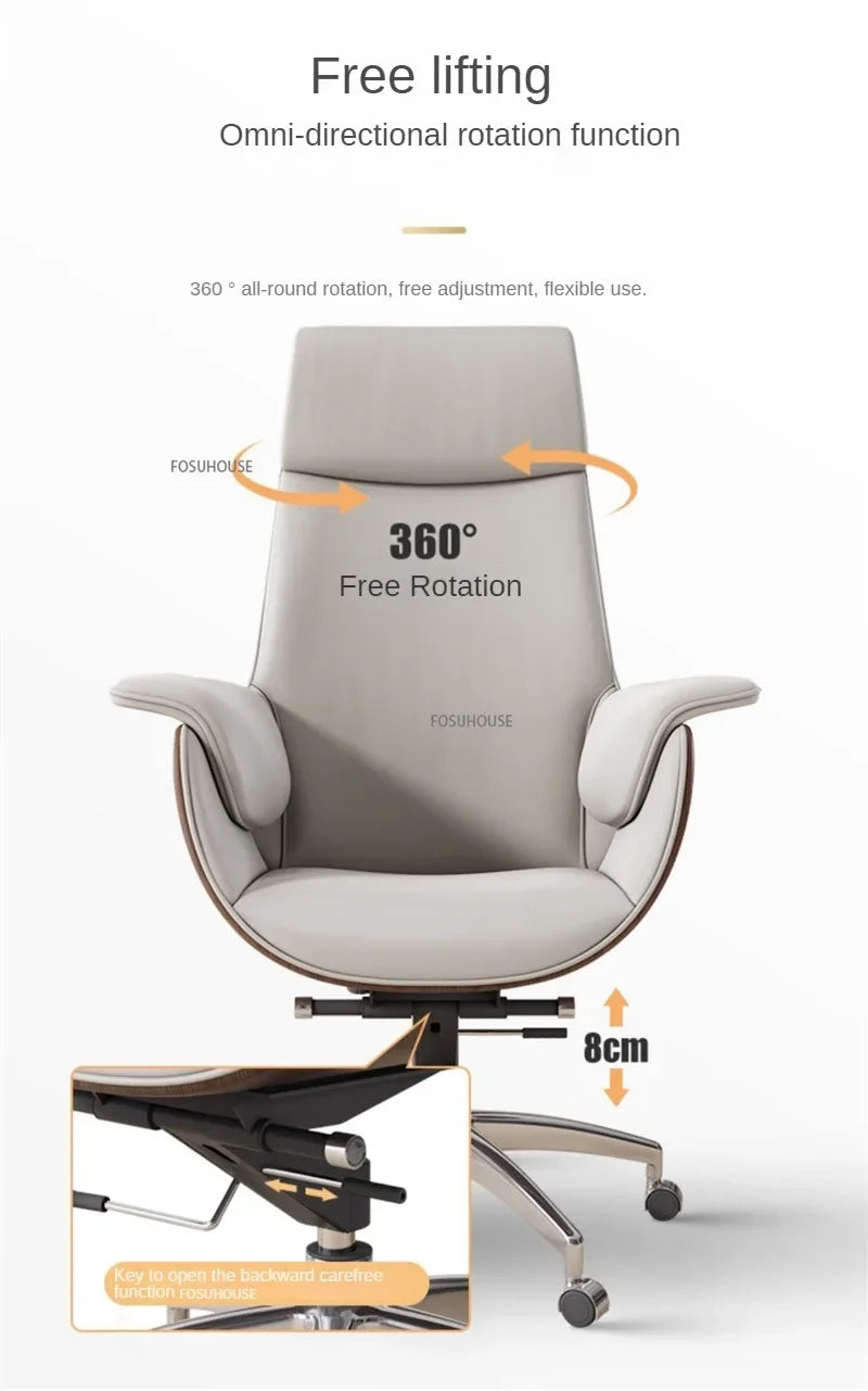 Modern Light Luxury Computer Chair Bedroom Comfortable Gaming Chair Lift Swivel Chairs Office Chairs Ergonomic Executive Chair