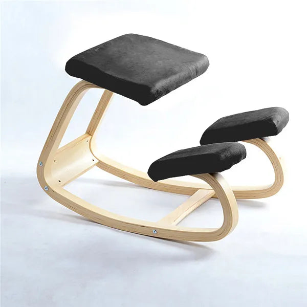 Ergonomic Kneeling Posture Computer Chair Original Home Office Furniture Computer Chair Ergonomic Rocking Wooden Kneeling Chair