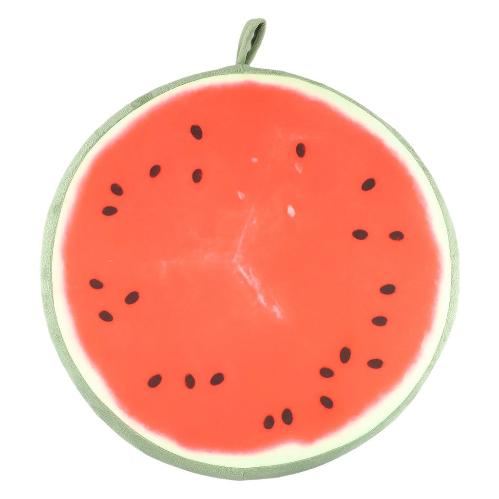 Cartoon Fruits Print Round Bar Chair Cushion Cover Anti-Slip Seat Cushion Slipcover Soft Stool Cushion Covers Slipcover