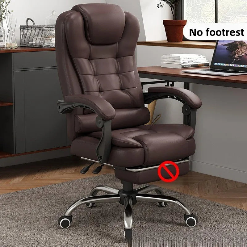 Computer chair Household comfortable boss chair Lifting swivel chair Recumbent back office chair