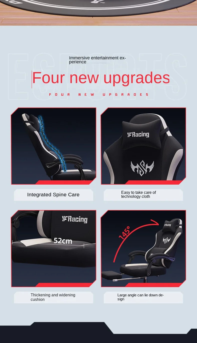 Olevo Wooden Gaming Chair Couch Computer Chair Comfortable Sedentary Reclining Office Chair Fotel Gamingowy Chaise De Bureaux