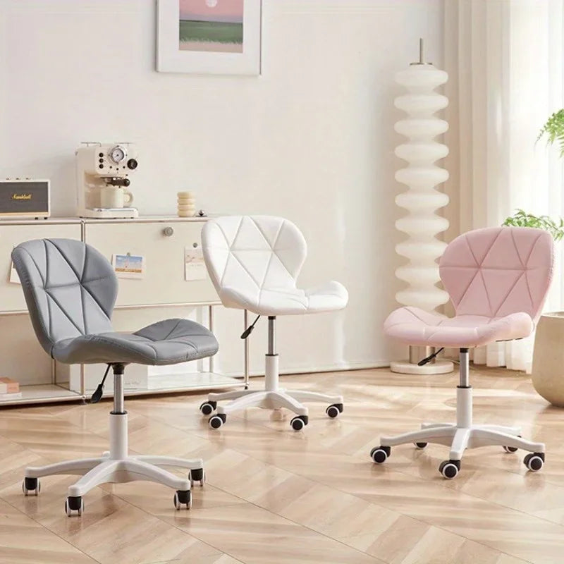 Office Dorms Home with Comfortable Seat Pink Desk Chair Computer Chair Ergonomic Swivel Chair