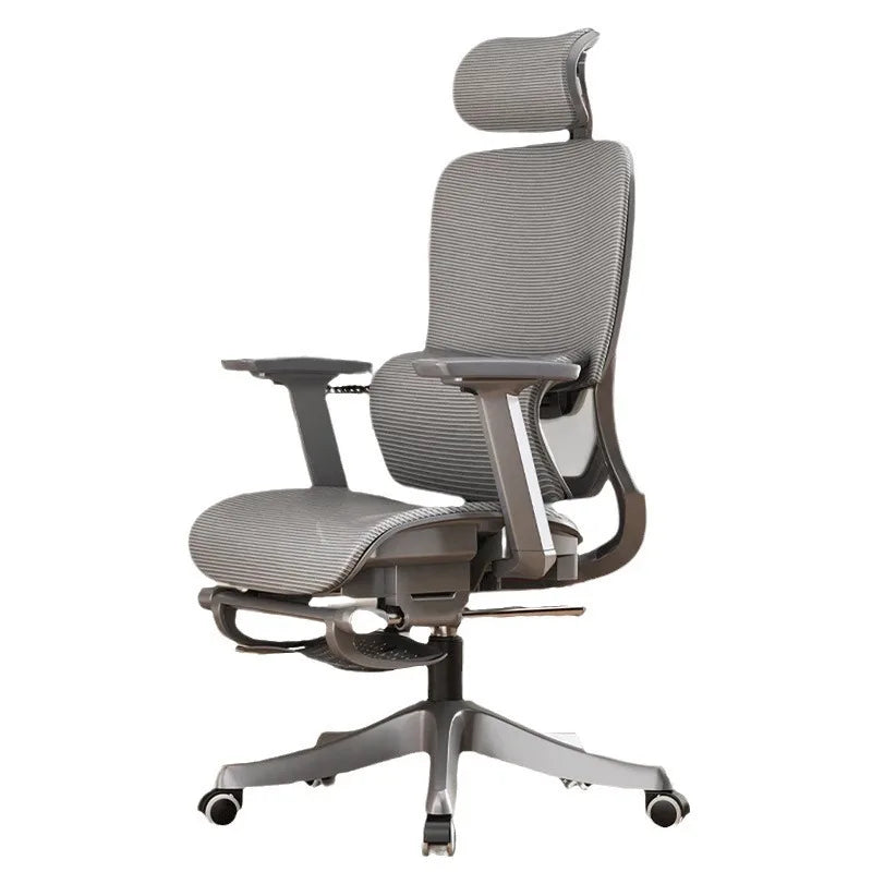 Adjustable Ergonomic Office Chair with Lumbar Support, Breathable Mesh Back, Soft Seat, and Tilt Function for Extended Sitting