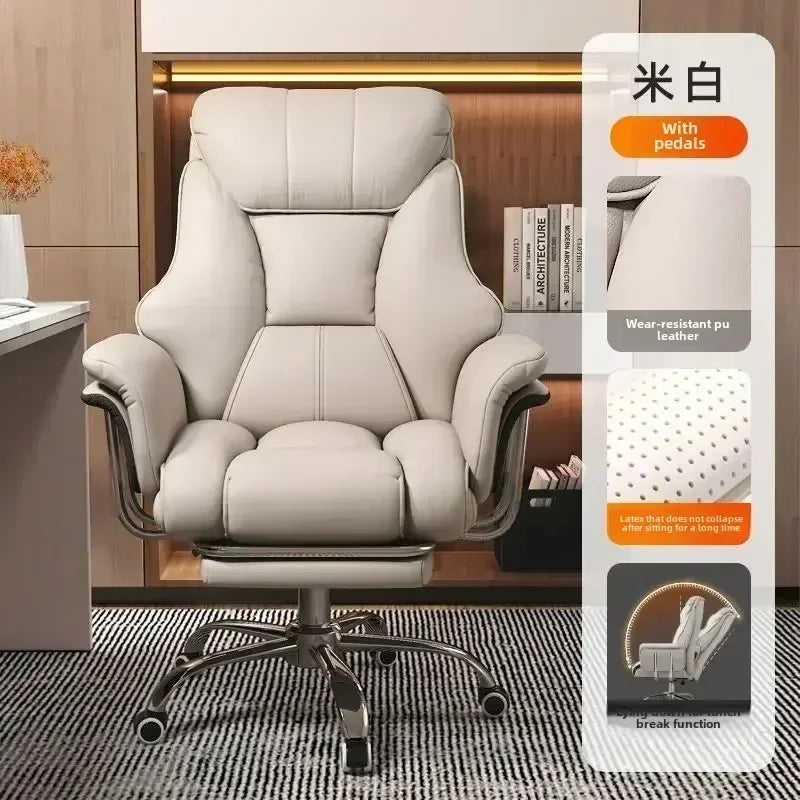 Gaming Office Chairs Home Office Computer Comfortable Sofa Study Room Can Lie Down and Rotate