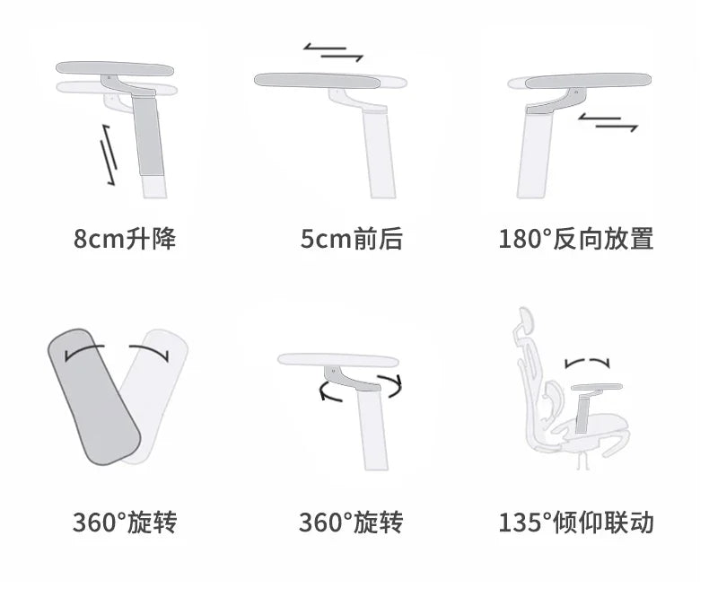 Living Room Modern Office Chair Wheels Lightweight Relaxing Cheap Nordicc Arm Office Chair Desk Silla Oficina Trendy Furniture