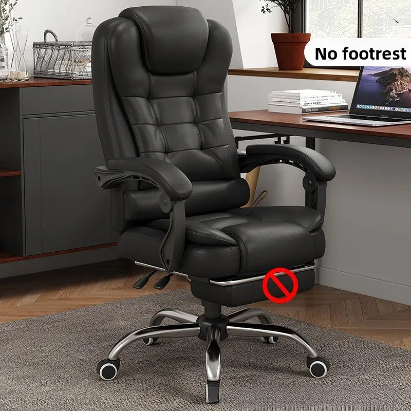 Computer chair Household comfortable boss chair Lifting swivel chair Recumbent back office chair