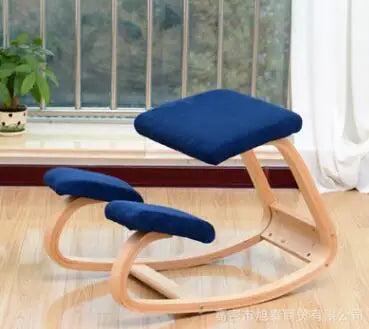 Ergonomic Kneeling Posture Computer Chair Original Home Office Furniture Computer Chair Ergonomic Rocking Wooden Kneeling Chair