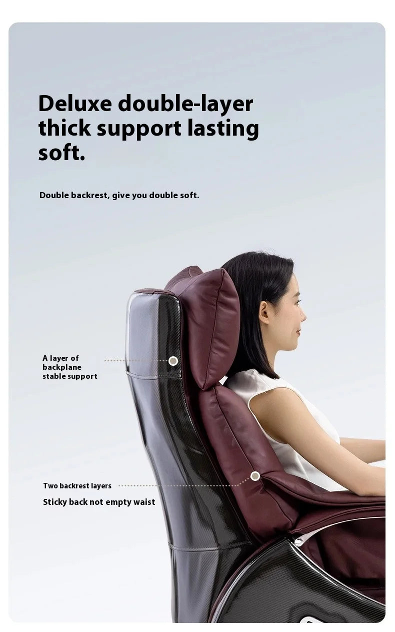 Leather Modern Office Chairs Makeup Boss Recliner Massage Computer Chair Autofull Ergonomic Silla Oficina School Furniture