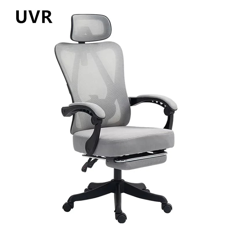 UVR Gaming Computer Chair Sedentary Comfortable Reclining Ergonomic Design Armchair Household Recliners Mesh Office Chair