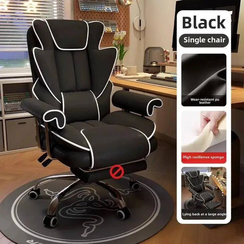 Voice Gaming Chair Comfortable Office Home Computer Gaming Sofa Chair Work Study Backhear Swivel Chair
