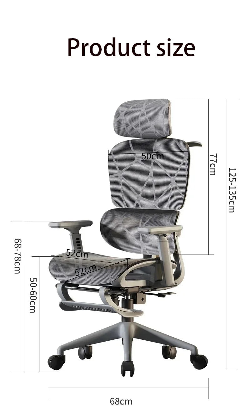 Electronic Gaming Computer Chair Adjustable Ergonomic Seat Back Support, Free Delivery Sedia Office Chair Wheelchair Furniture