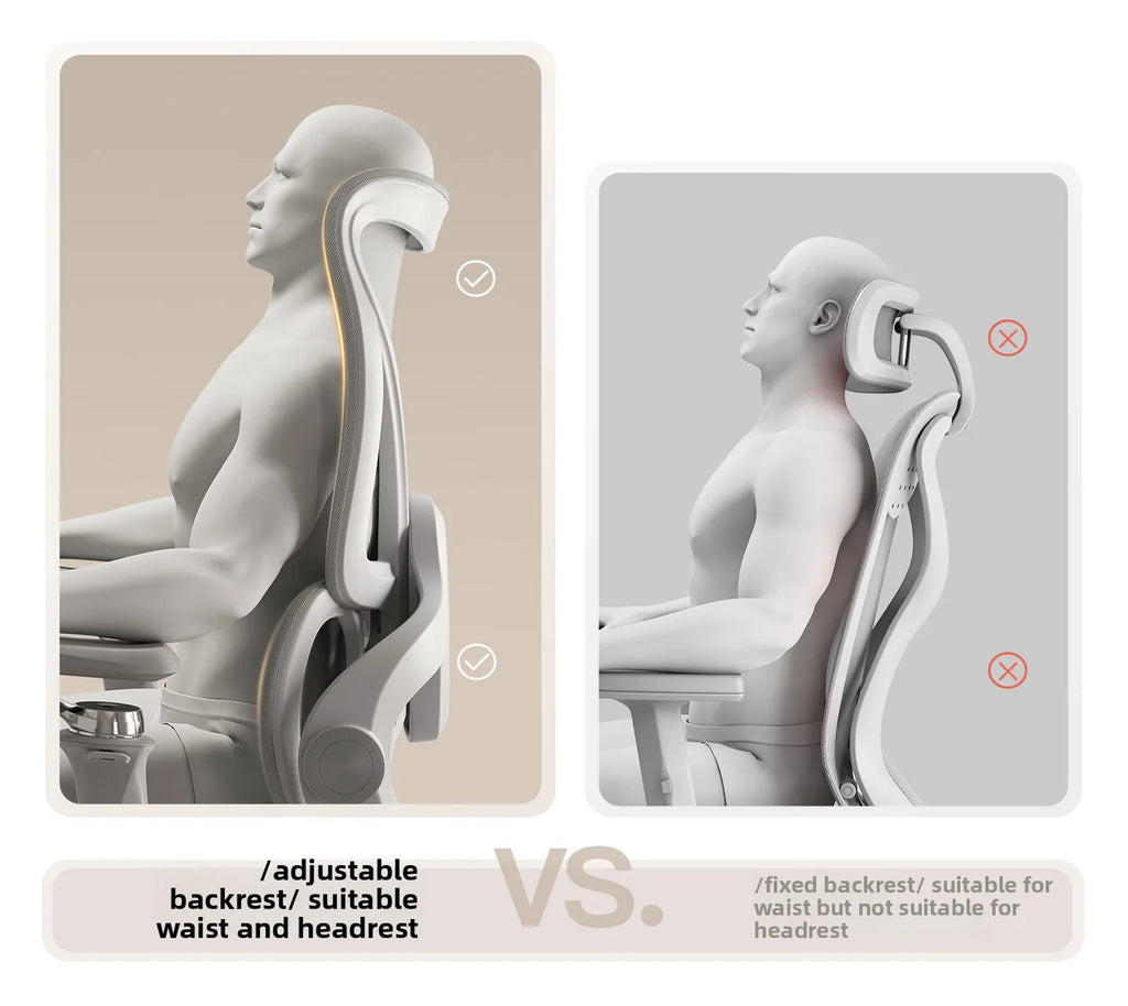 Ergonomic Chair for Long Sitting Comfort Office Computer Chair with Lumbar Support Gaming Chair for Home