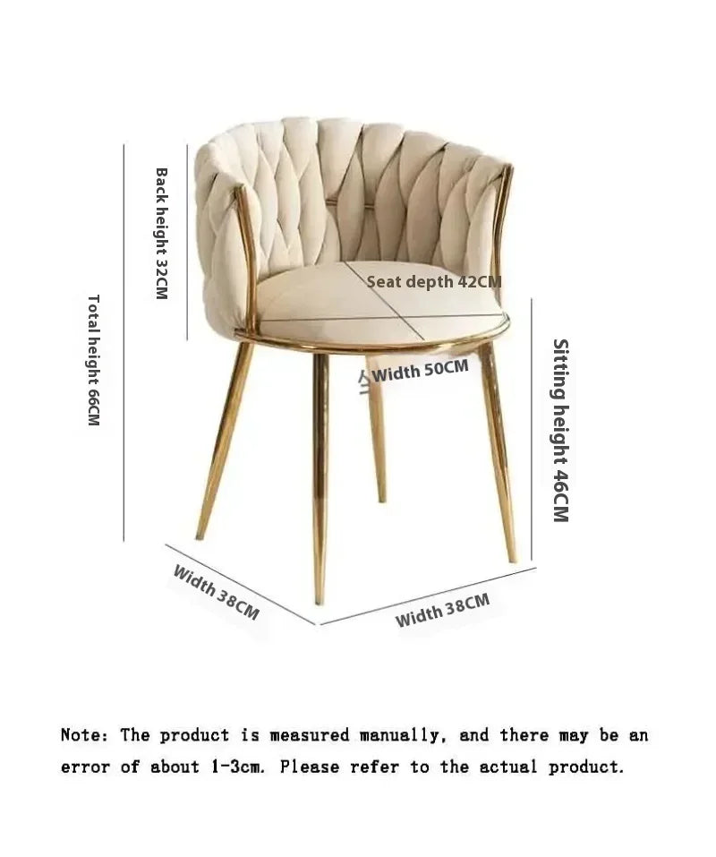 Home Girls Bedroom Makeup Chair, Comfortable for Long Periods of Time Grace Living Room Backrest Lift Swivel Chair JQM Furniture