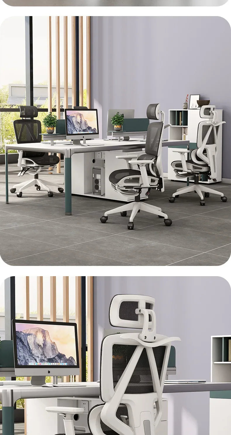 Ergonomic Chair Dresser Back Support Computer Gaming Chairs Wheels Massage Foot Rest Adjustable Sedia Da Ufficio Furniture