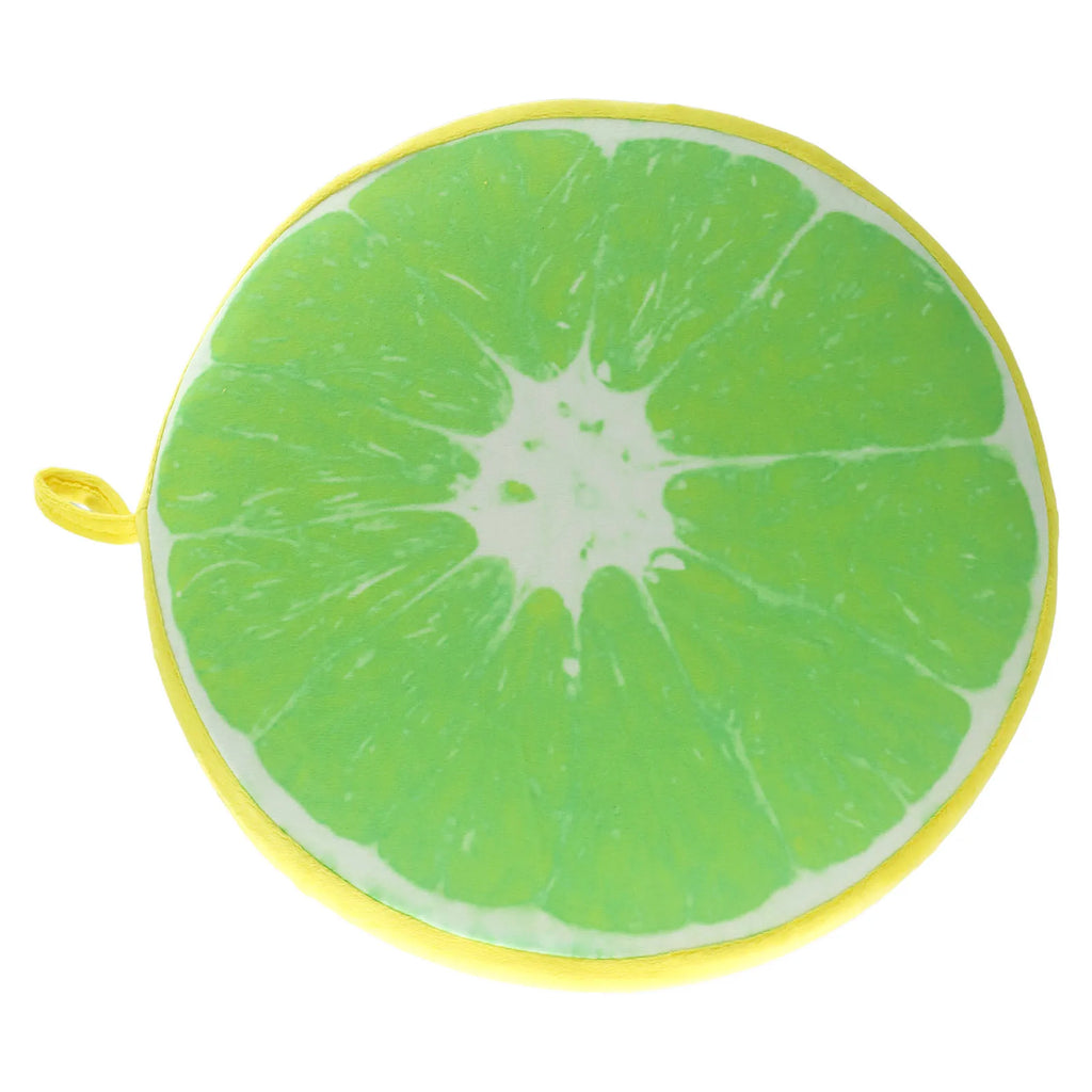 Cartoon Fruits Print Round Bar Chair Cushion Cover Anti-Slip Seat Cushion Slipcover Soft Stool Cushion Covers Slipcover