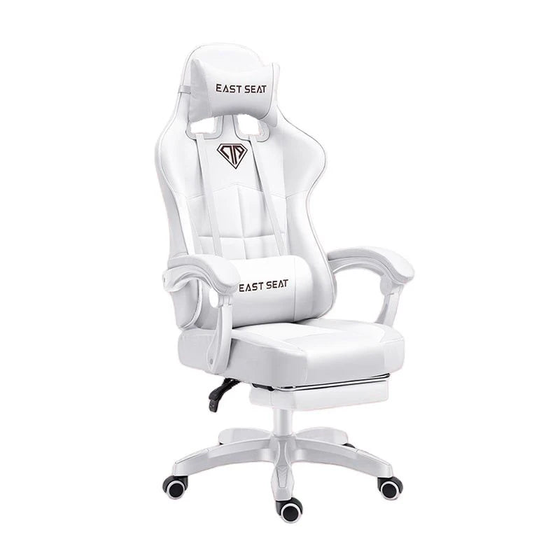 Fashion New Pink Computer Chair Office Home Girls Bedroom Lift Chair Rotating Gaming Chair Anchor Live Game Chair Reclining