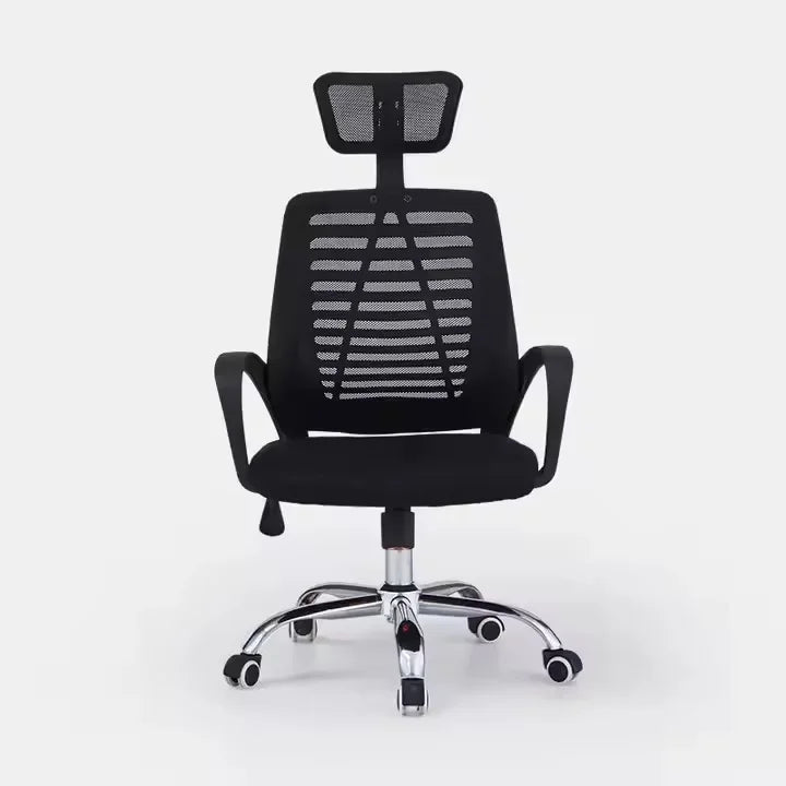 Modern Style Ergonomic Computer Chair Foldable Mesh for Space Saving for Small Home Office Apartments Revolving Leather Foam
