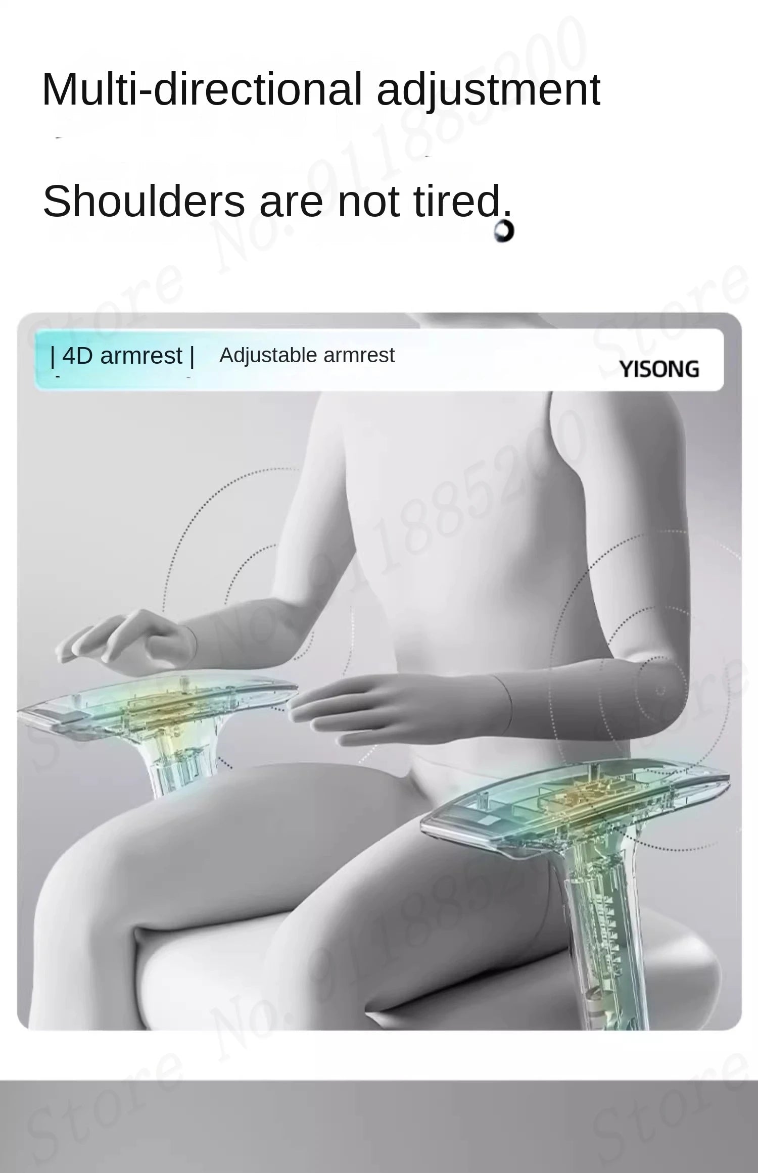 Ergonomic Computer Chair Home Office Lumbar Support Gaming chair Reclining Latex seat Breathable Mesh 4D Adjustable Armrest