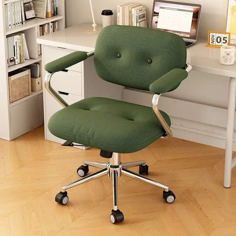 Chair Home Comfortable Sedentary Study Office Chair Bedroom Light Luxury Makeup Chair Simple Lifting Desk Computer Chair