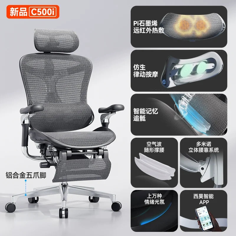 Intelligent Ergonomic Computer Office Chair Massage Ergonomic Recliner Playseat Gaming Chaise Portable Fotel Gamingowy Furniture
