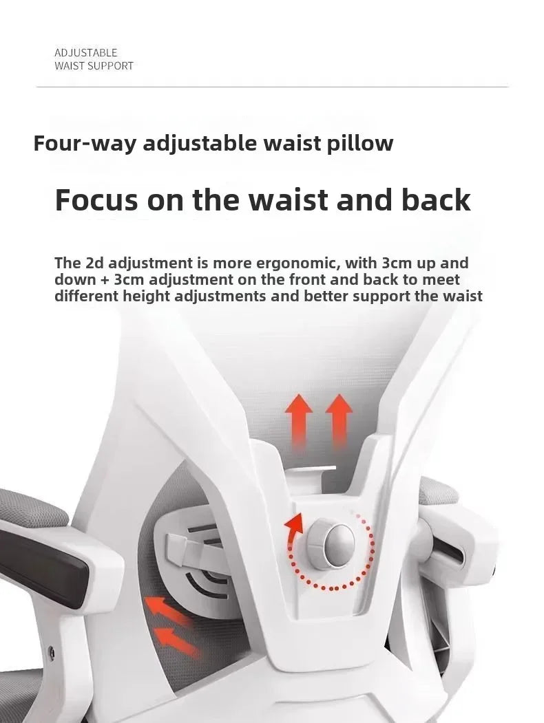 Computer Chair Home Office Chair Comfortable Sedentary Students Gaming Chairs Dormitory Chair Reclining Seat Ergonomic Ufficio