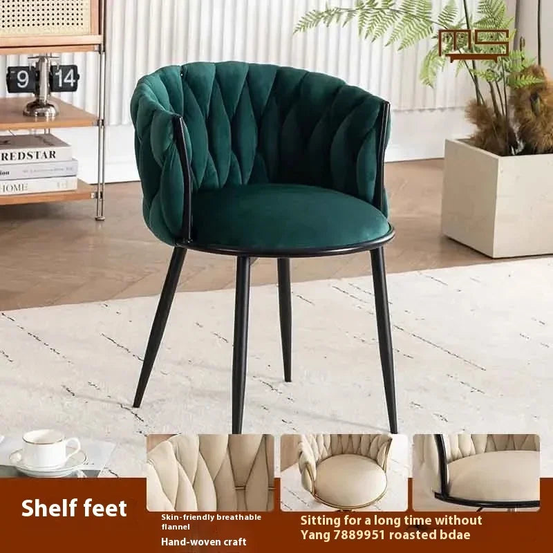 Home Girls Bedroom Makeup Chair, Comfortable for Long Periods of Time Grace Living Room Backrest Lift Swivel Chair JQM Furniture