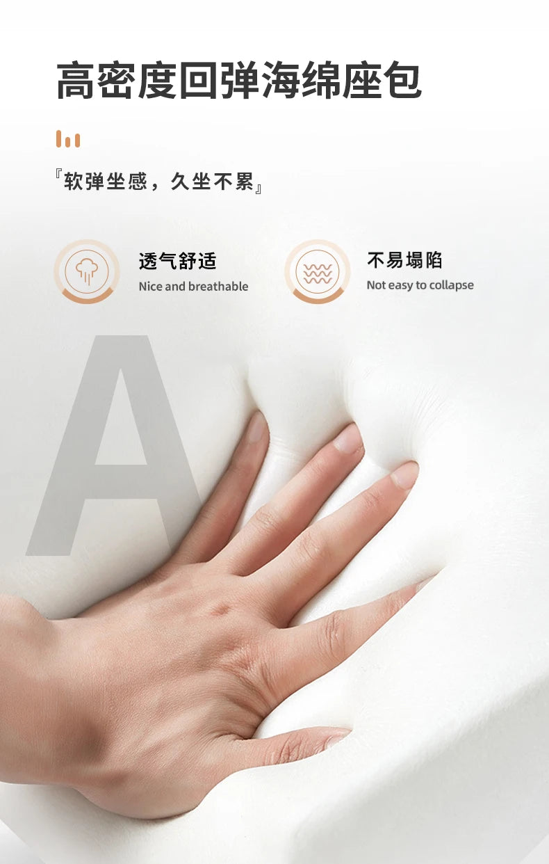 Brown Leather & Patterned Fabric Office Chair, Wheeled Adjustable Swivel Chair, Retro Style Home Office Desk Chair with Armrests