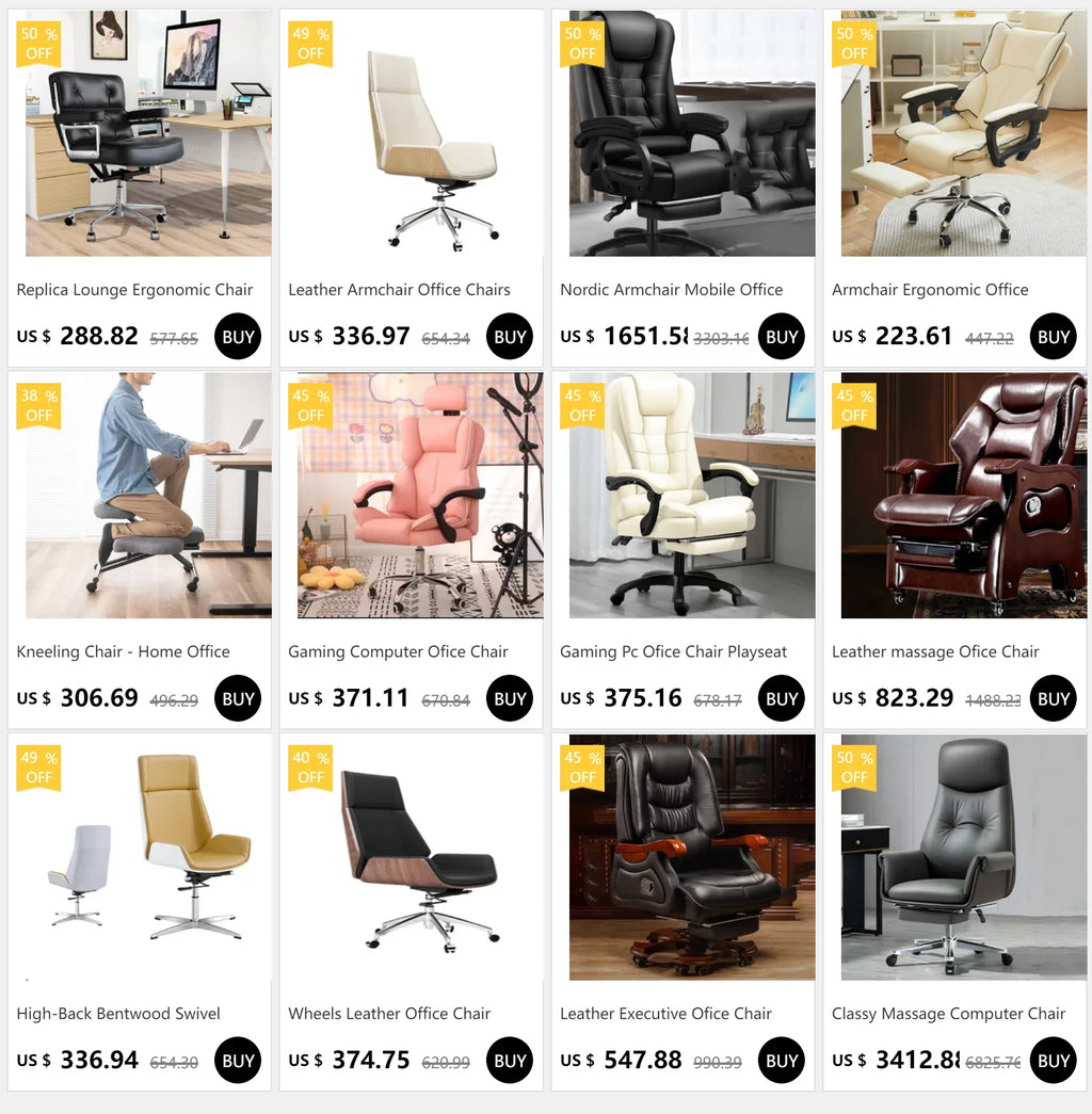 Reading Mobile Office Chair Cute Computer Ergonomic Comfort Office Chair Executive Luxury Sillas De Oficina Rome Furniture