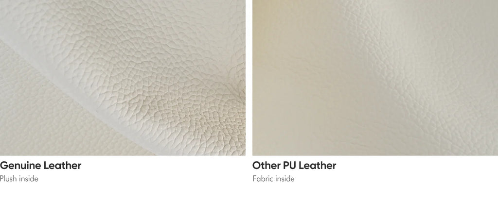 White Mid Back Genuine Leather Swivel Chairs Ergonomic Office Chair Adjustable Swivel Leather Gaming Chair Ribbed Office Chair