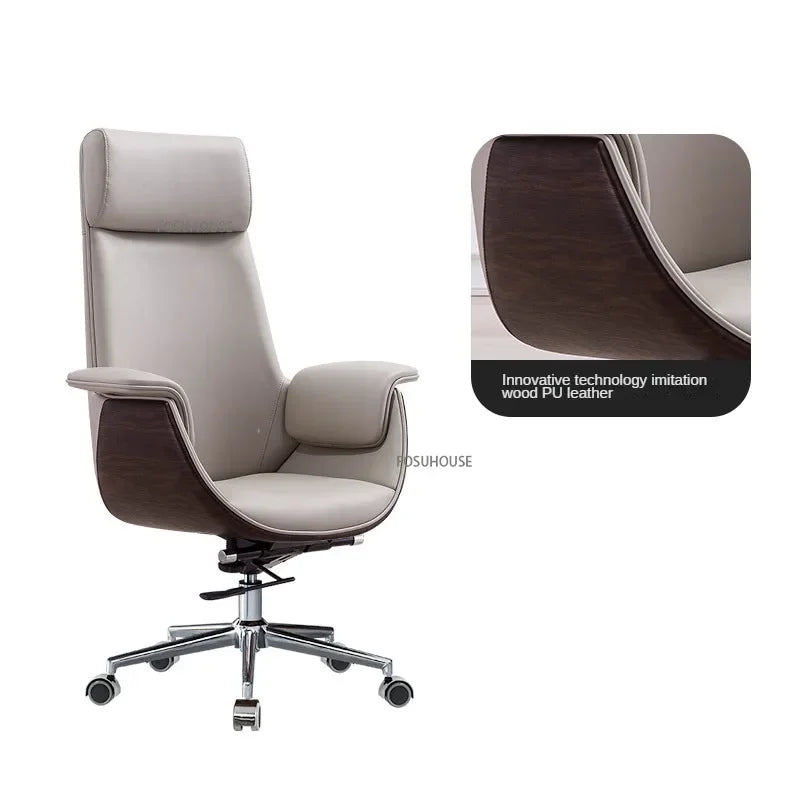 Modern Light Luxury Computer Chair Bedroom Comfortable Gaming Chair Lift Swivel Chairs Office Chairs Ergonomic Executive Chair