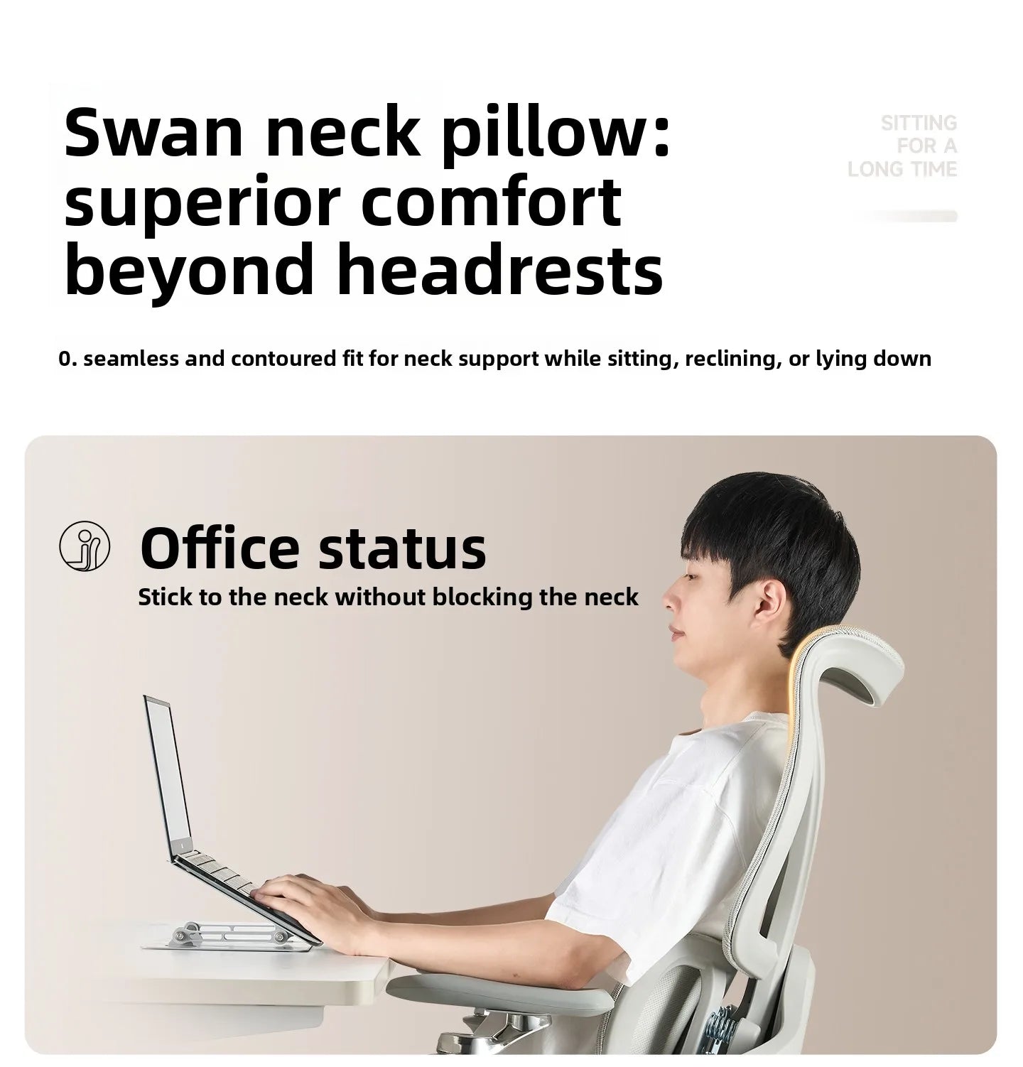 Ergonomic Chair for Long Sitting Comfort Office Computer Chair with Lumbar Support Gaming Chair for Home