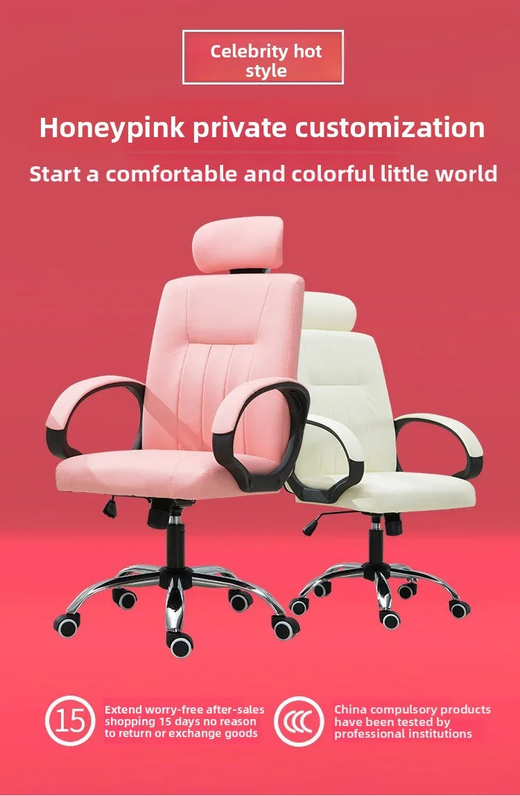 Computer chair Live stream chair Home office chair Staff chair Modern simple chair Student seat E-sports chair Lifting swivel