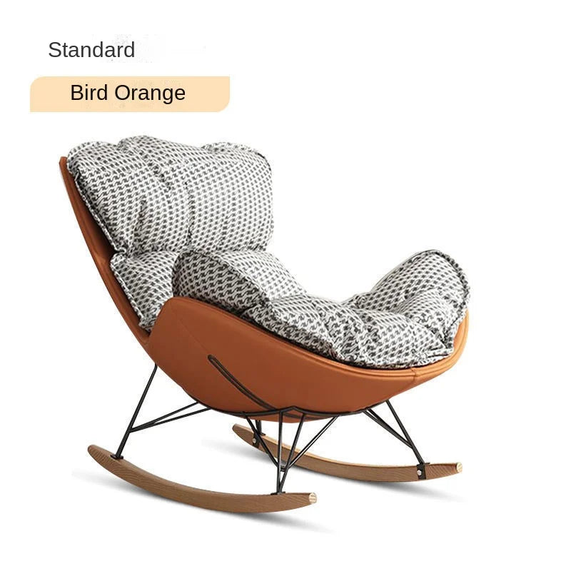 Light Luxury Leisure Style Rocking Lounge Chair Can Be Used For Balcony Rocking Chair Living Room Single Casual Lazy Sofa New