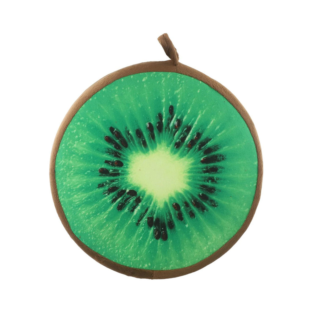 Cartoon Fruits Print Round Bar Chair Cushion Cover Anti-Slip Seat Cushion Slipcover Soft Stool Cushion Covers Slipcover