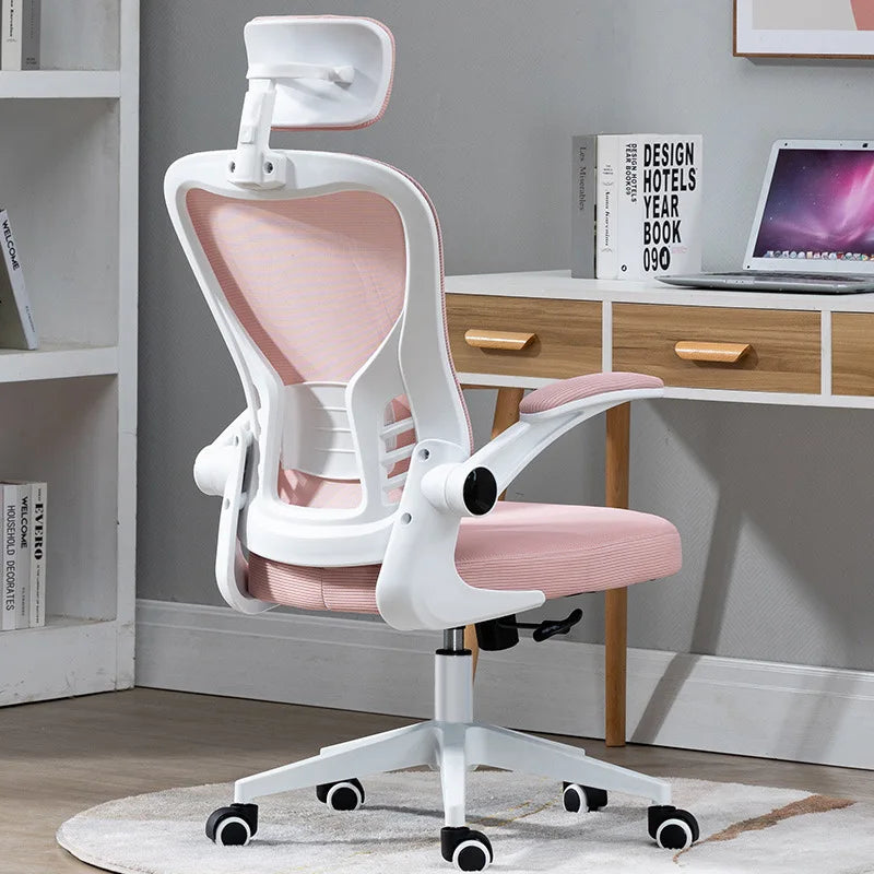 Ergonomic Office Chair Adjustable Headrest Breathable Mesh Back Multi - Angle Reclining Bureaustoel Home Office Study Gaming