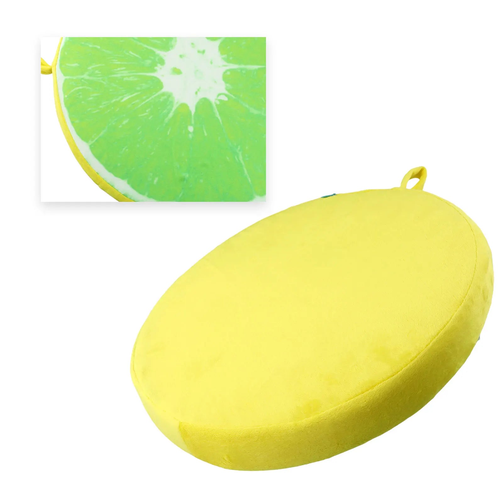 Cartoon Fruits Print Round Bar Chair Cushion Cover Anti-Slip Seat Cushion Slipcover Soft Stool Cushion Covers Slipcover