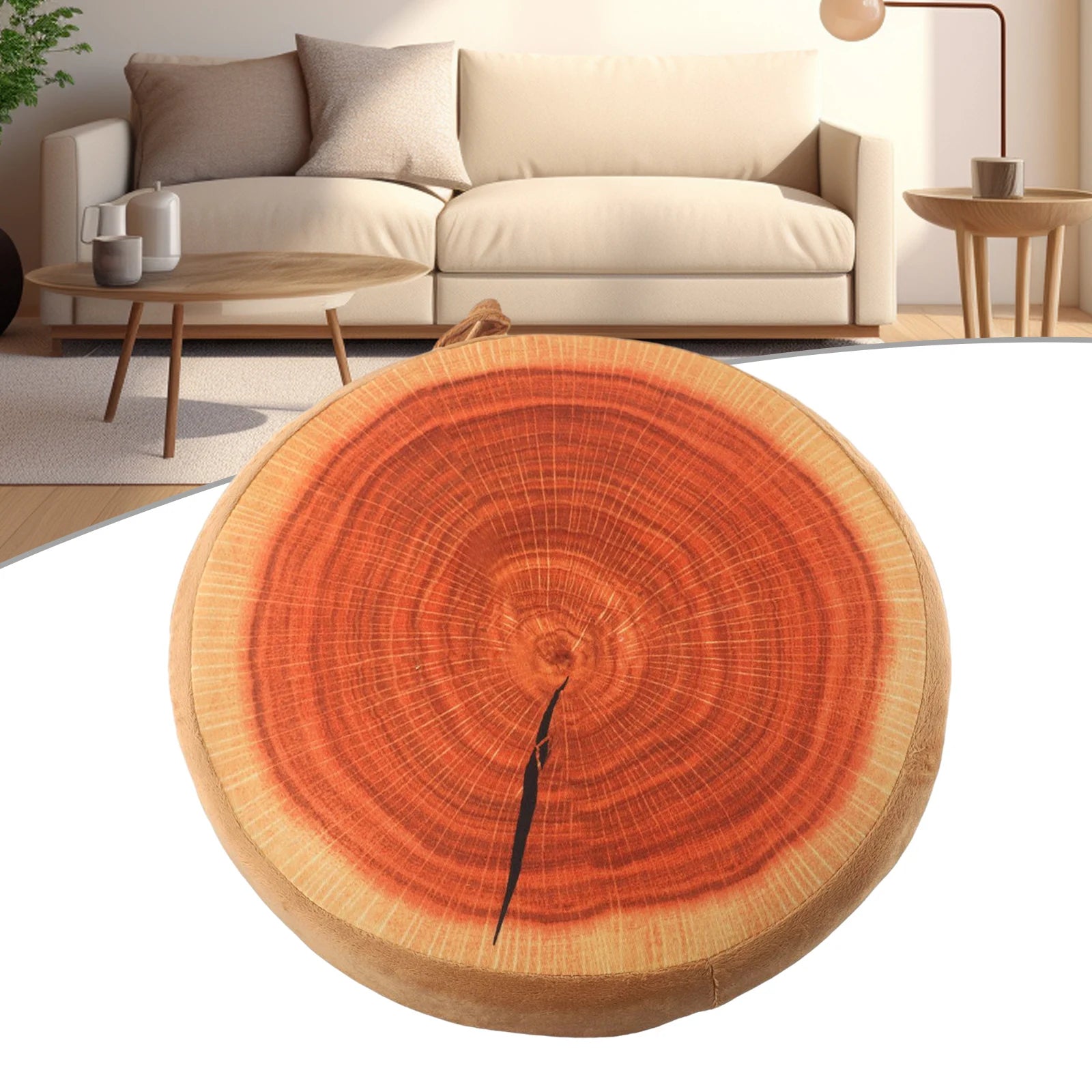 Cartoon Fruits Print Round Bar Chair Cushion Cover Anti-Slip Seat Cushion Slipcover Soft Stool Cushion Covers Slipcover