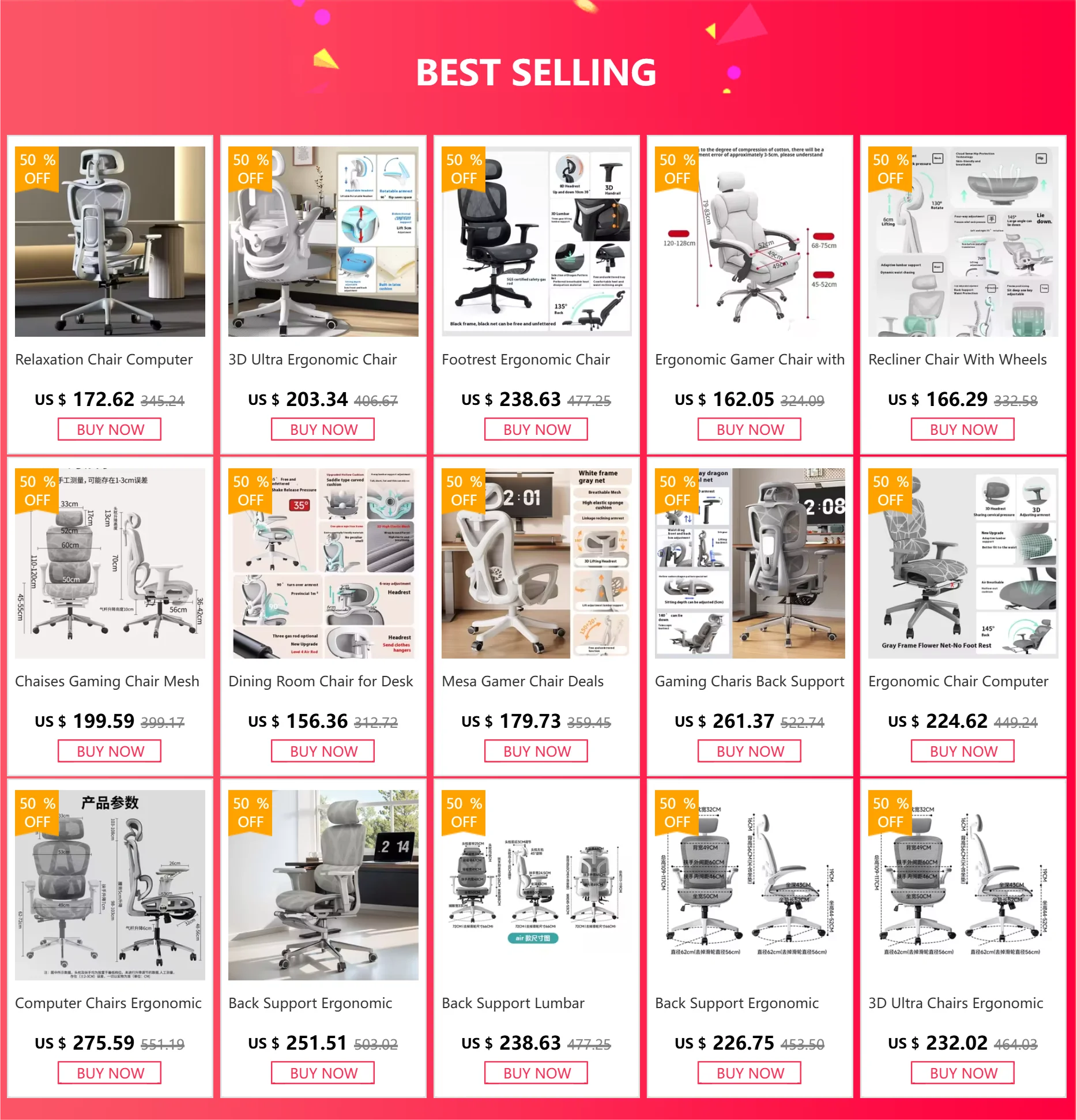 Chair Computer Chairs for Living Room Desk Footrest Adjustable Furniture White Gaming Chair Free Delivery Office Automation