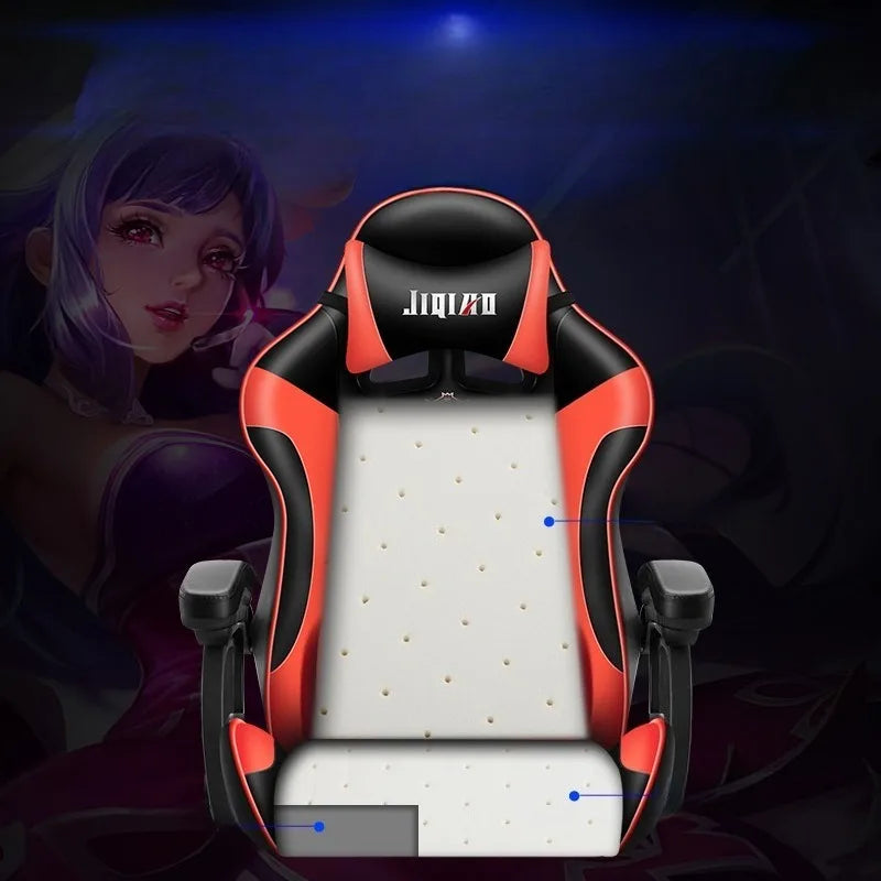 Ergonomic Gaming Chair E-sports Chair Comfortable Reclining Massage Rotating Sedentary Not Tired Silla Gamer Office Furniture